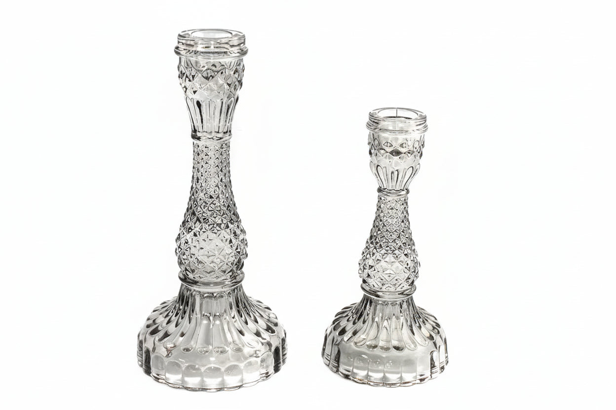 Small Glass Candle Holder